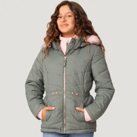 Girls' Bib Puffer Jacket