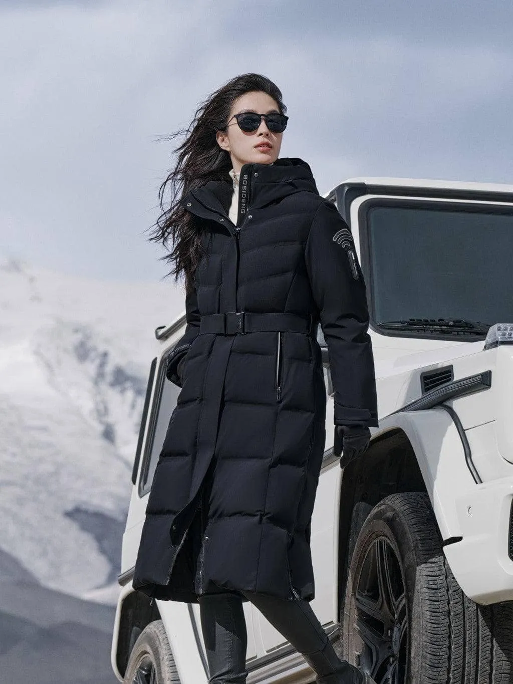 GORE-TEX® Full-Length Down Corset Jacket