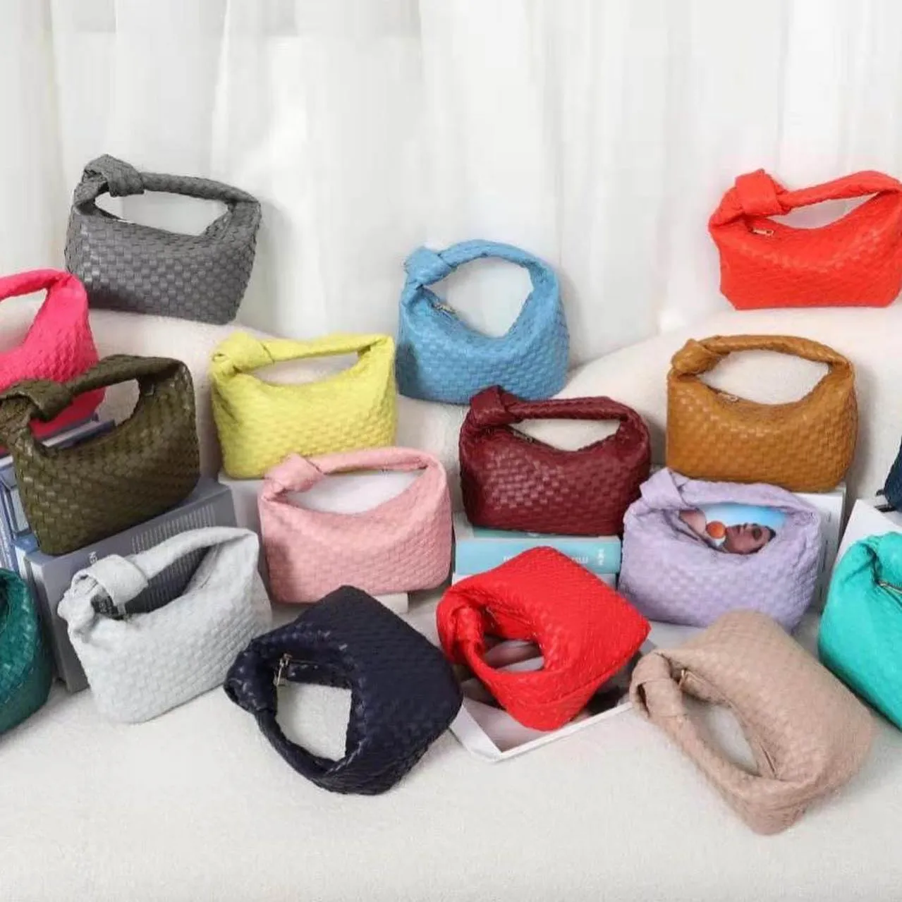 Hand Woven Mini Hobo - Assorted Colors