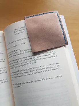 Handmade Corner Bookmark Faux Leather