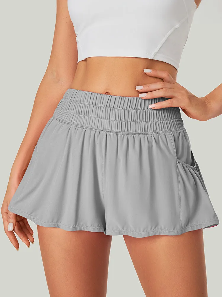 IUGA High Waist Flowy Shorts With Pockets