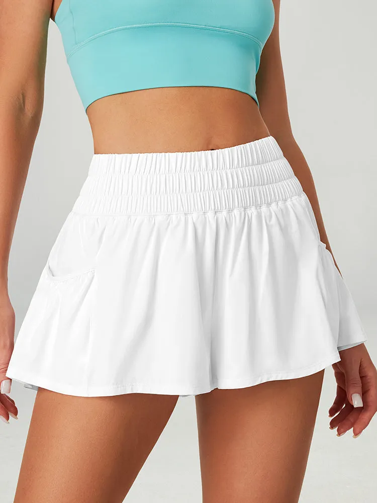 IUGA High Waist Flowy Shorts With Pockets