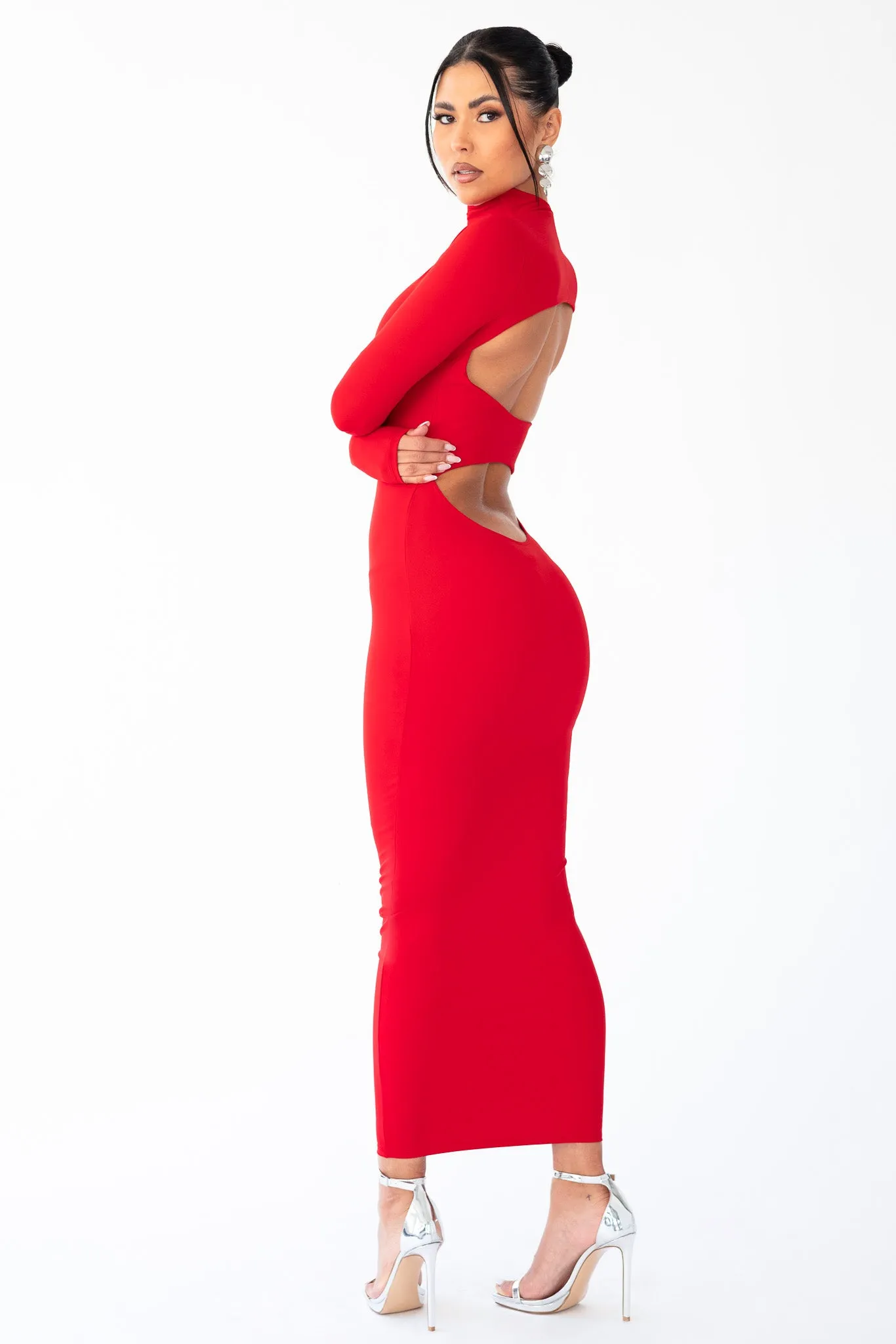 Leona Dress - Red