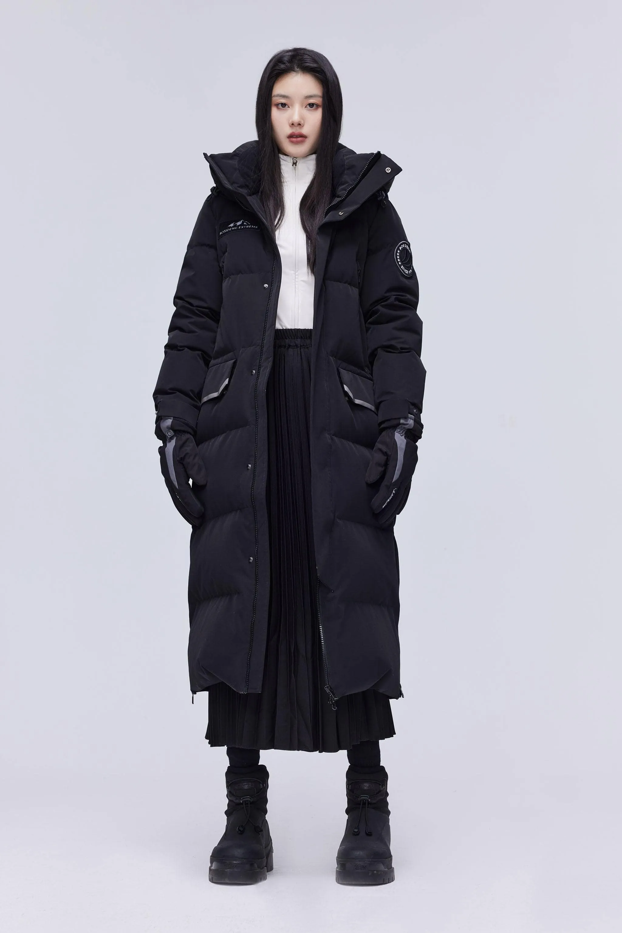 Light Extreme Nuetral Long Parka