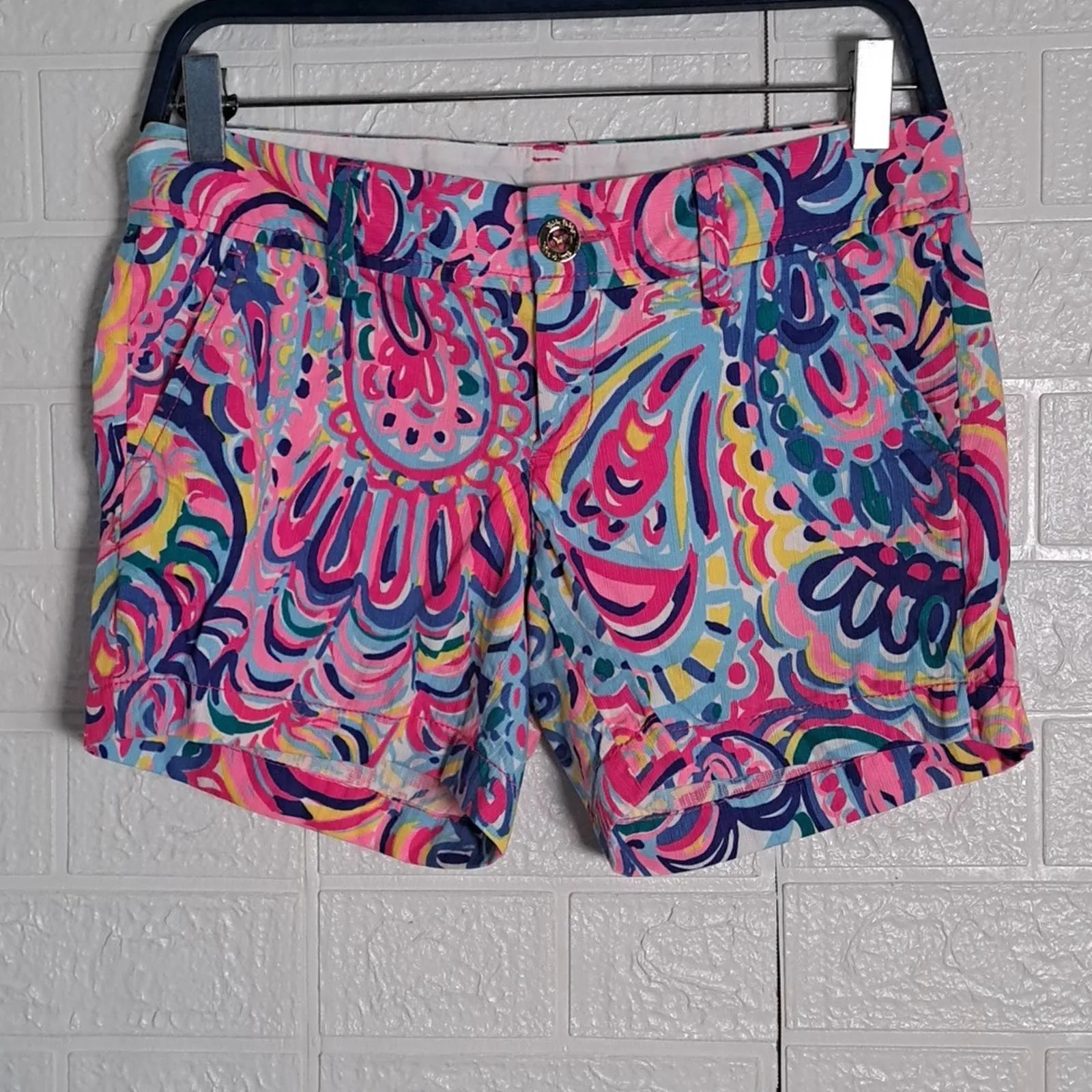 Lilly Pulitzer The Callahan Shorts Psychedelic Sunshine