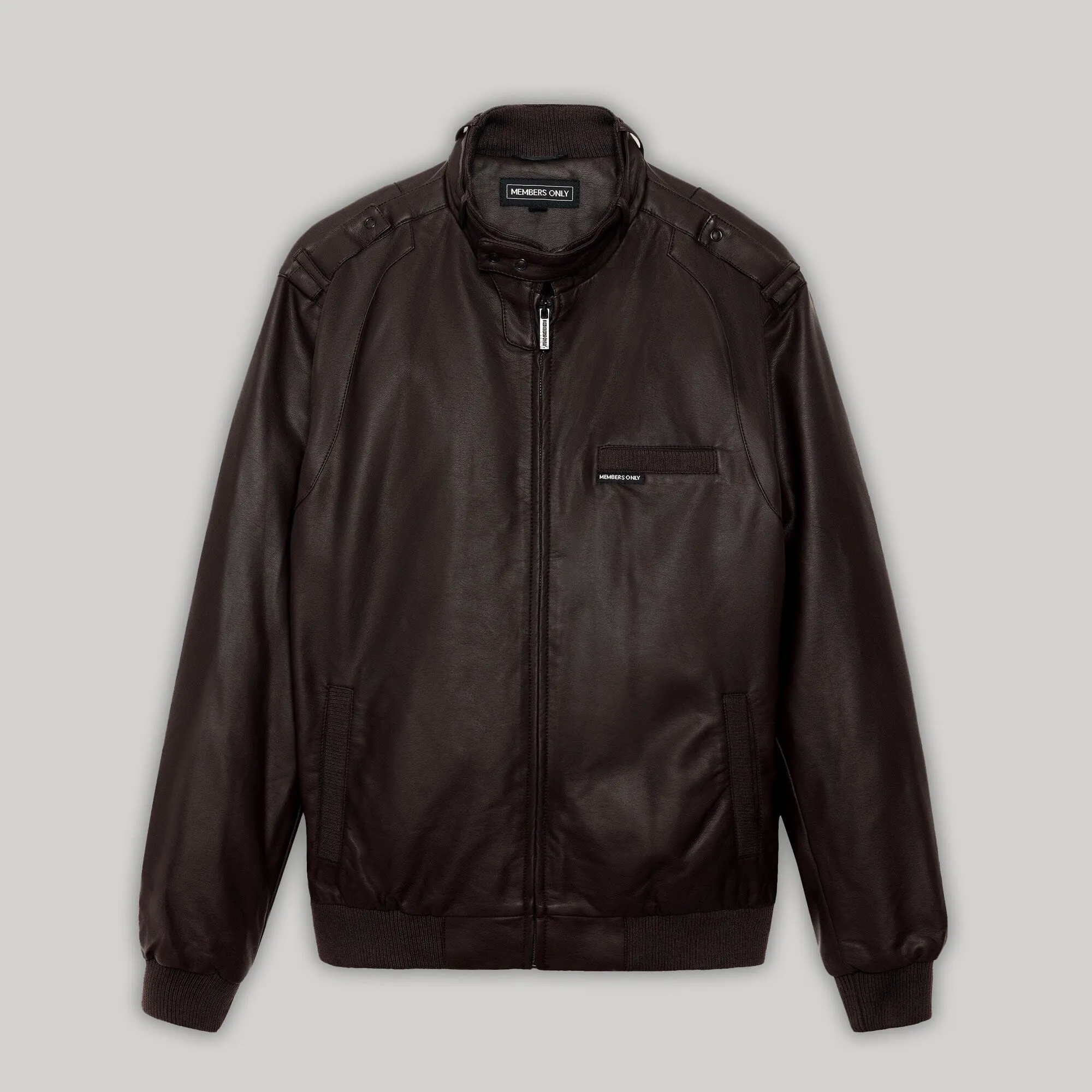 Men's Faux Leather Iconic Racer Jacket