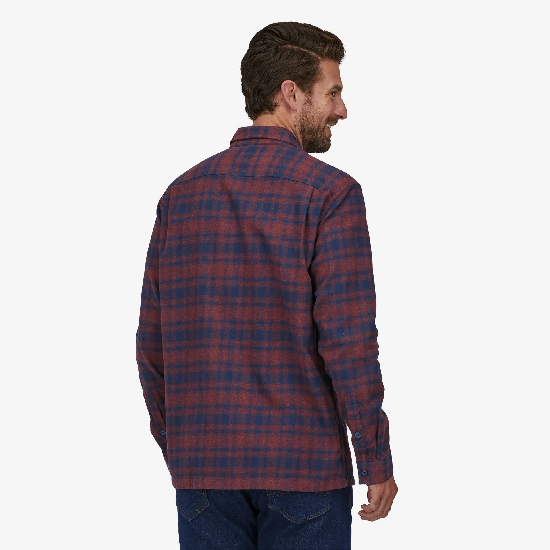 Men's Long-Sleeved Organic Cotton Midweight Fjord Flannel Shirt