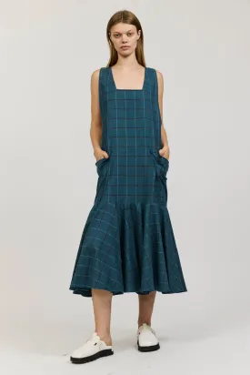 Meredith Dress in Plaid Flannel