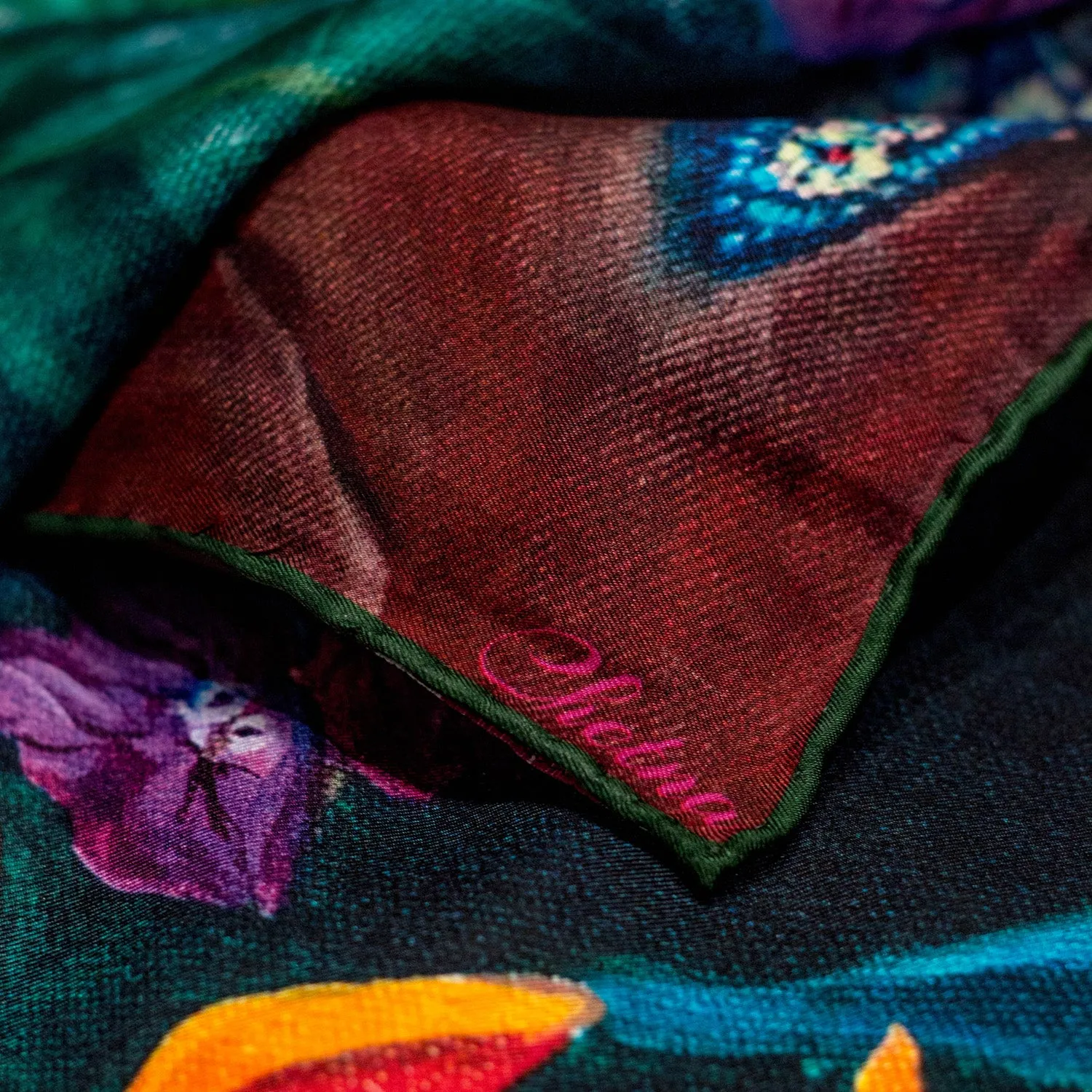 Mexico - Long Silk Scarf