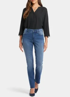 NYDJ - Waist Match Sheri Slim Jeans - Cascade Wave