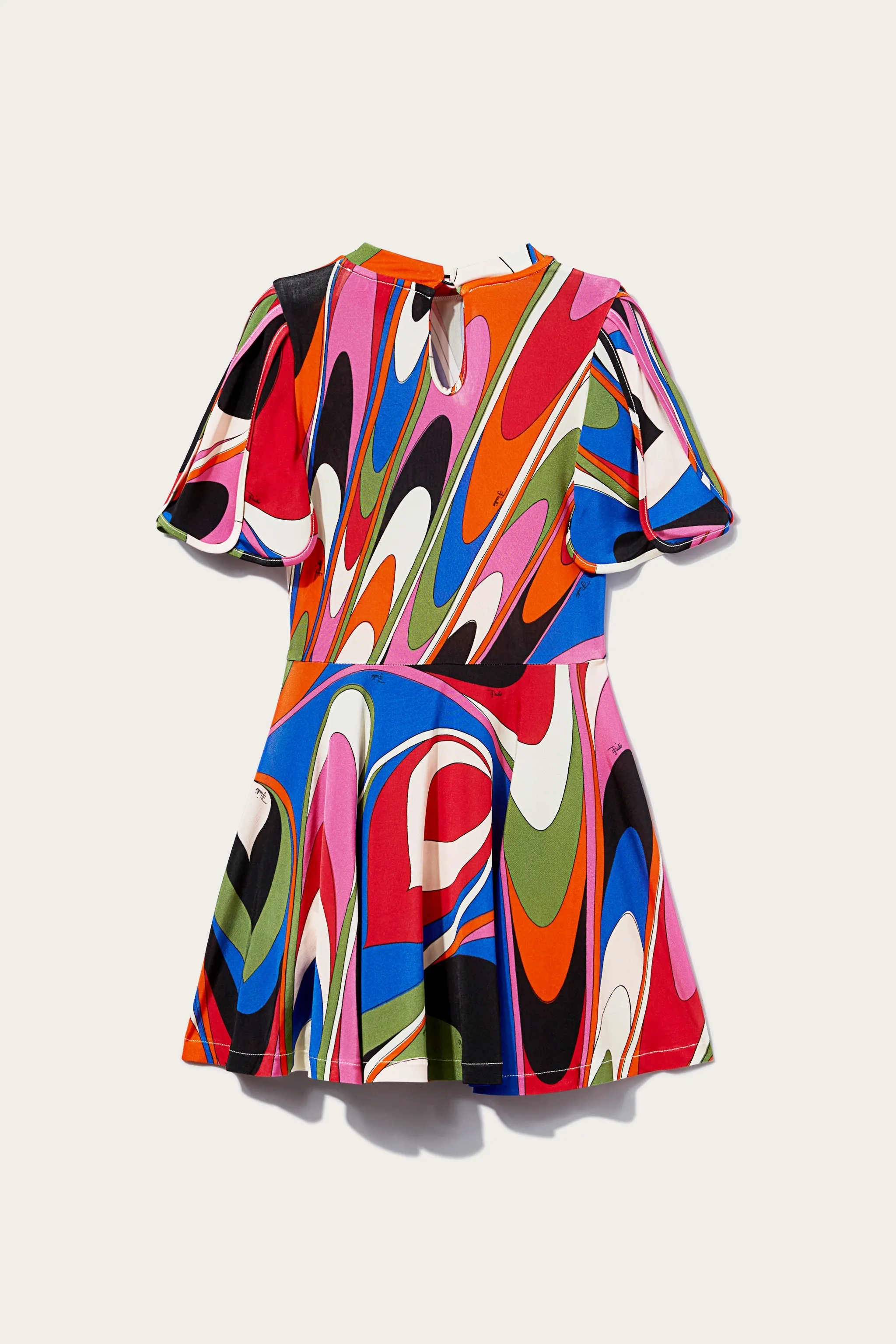 Onde-Print Dress