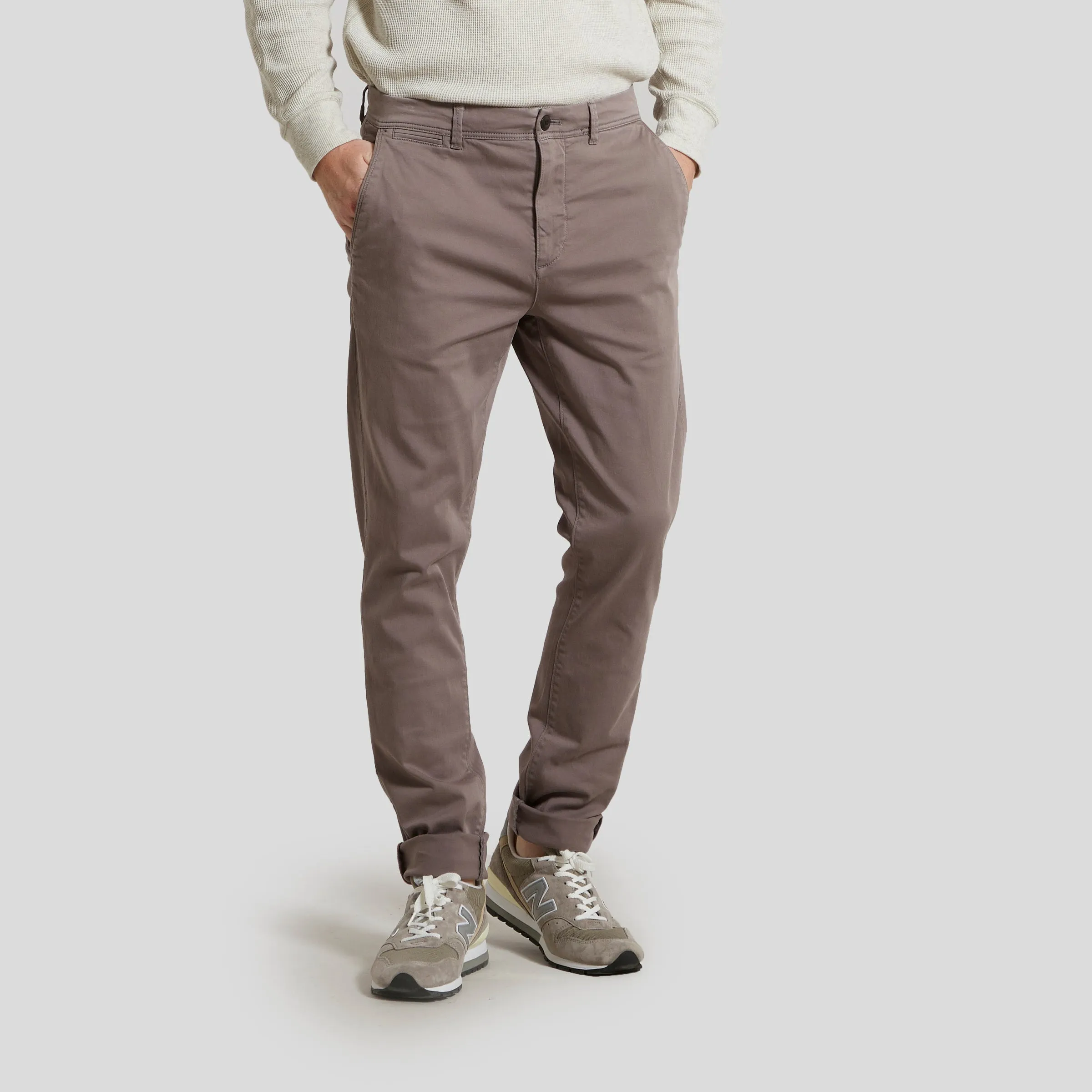 Precision Stretch Classic Fit Chino - Battleship Gray