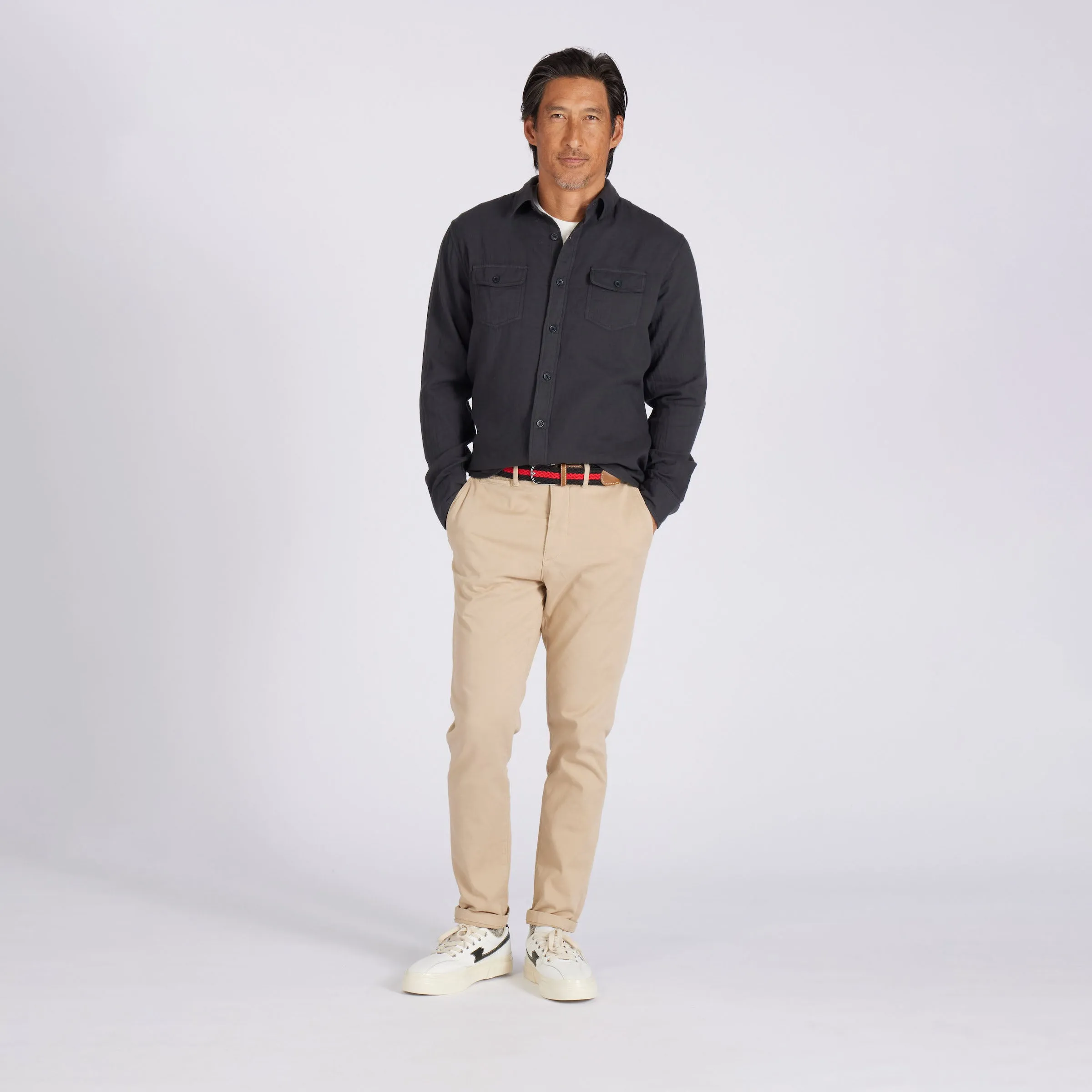 Precision Stretch Classic Fit Chino - Khaki