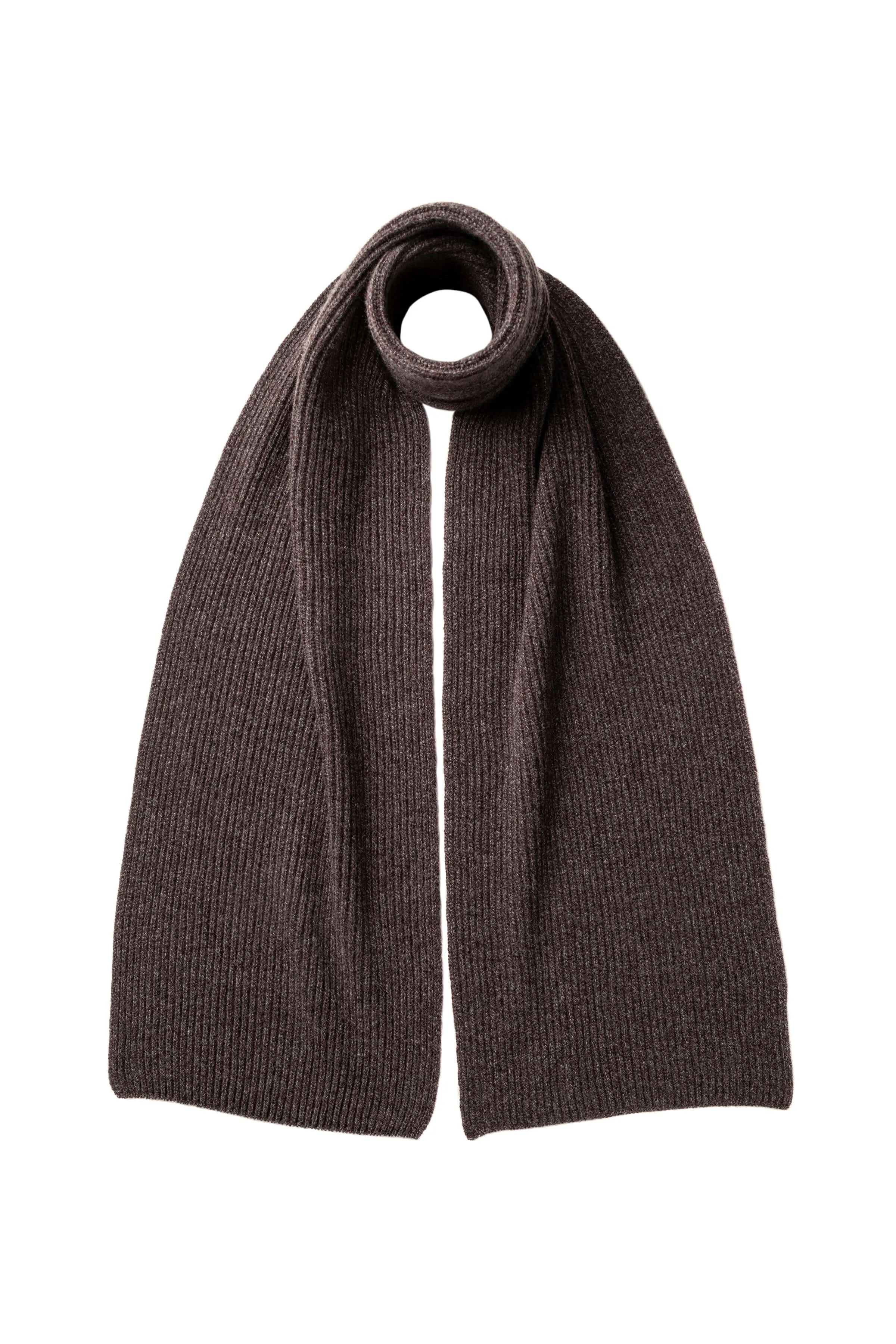 Ribbed Cashmere Scarf