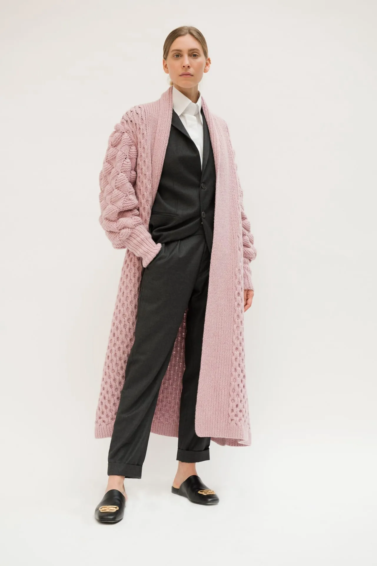 Rose Cashmere Coat