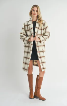 Sadie And Sage Emily Long Open Front Coat