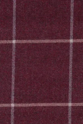 Seren Extra Fine Merino Wool Fabric | Aubergine