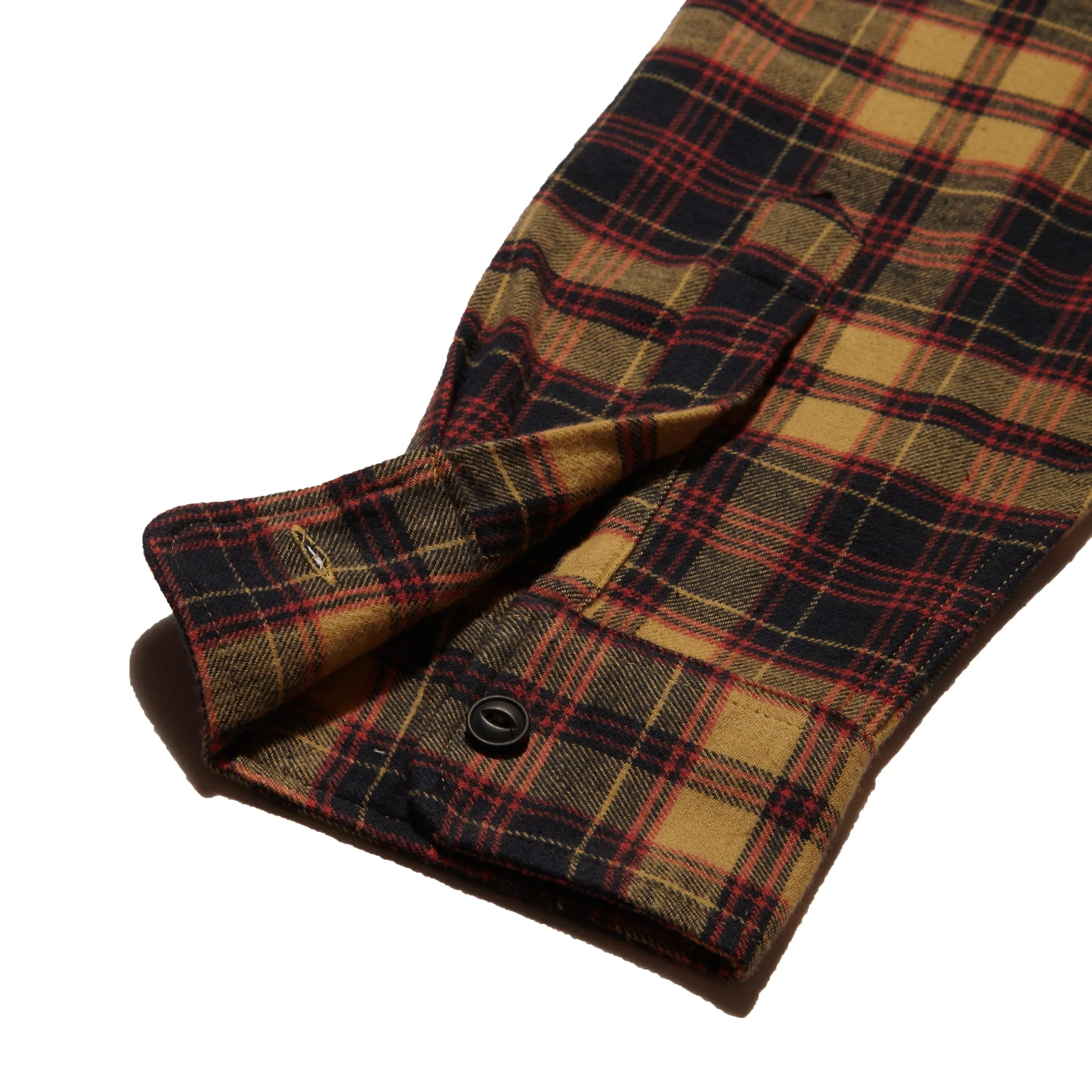 Shady Grove Stretch Flannel Shirt - Navy Red Ecru