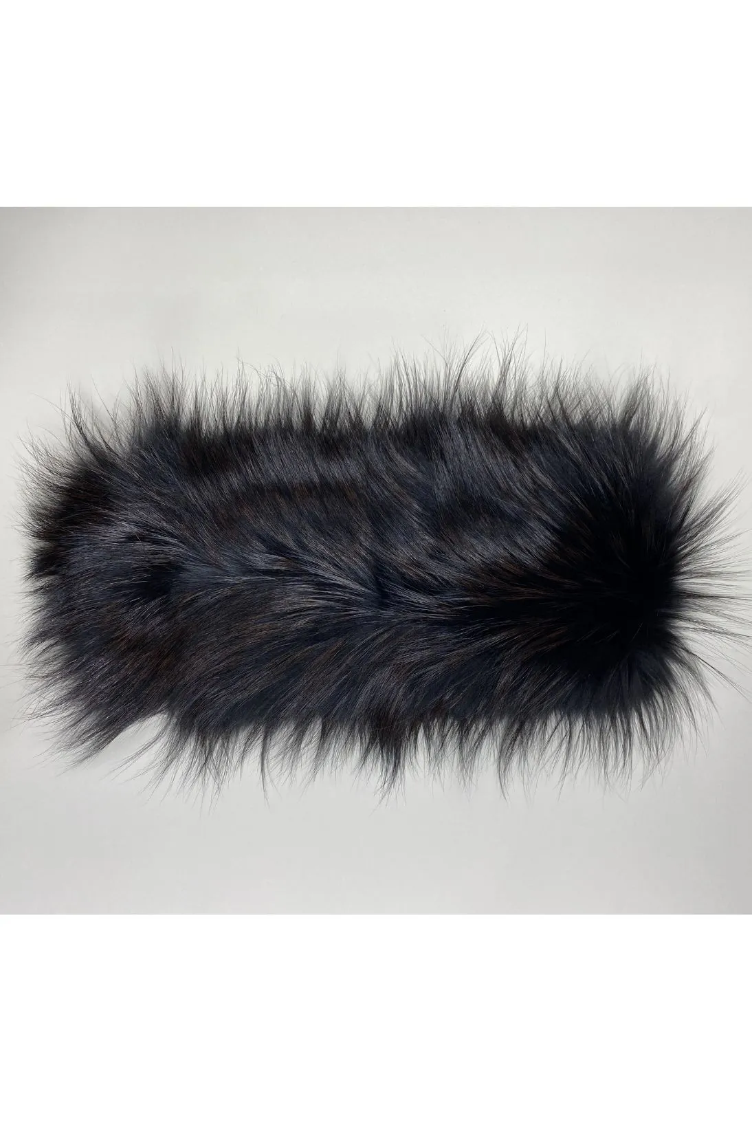 SILVER FOX FUR AND CASHMERE MUFFLER