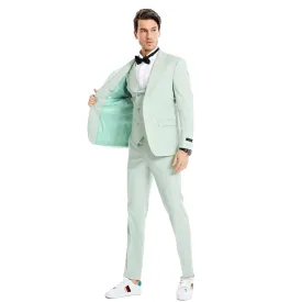 Skinny Fit Mint 3pc Suit