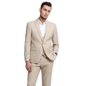 Skinny Fit Tan 3pc Suit