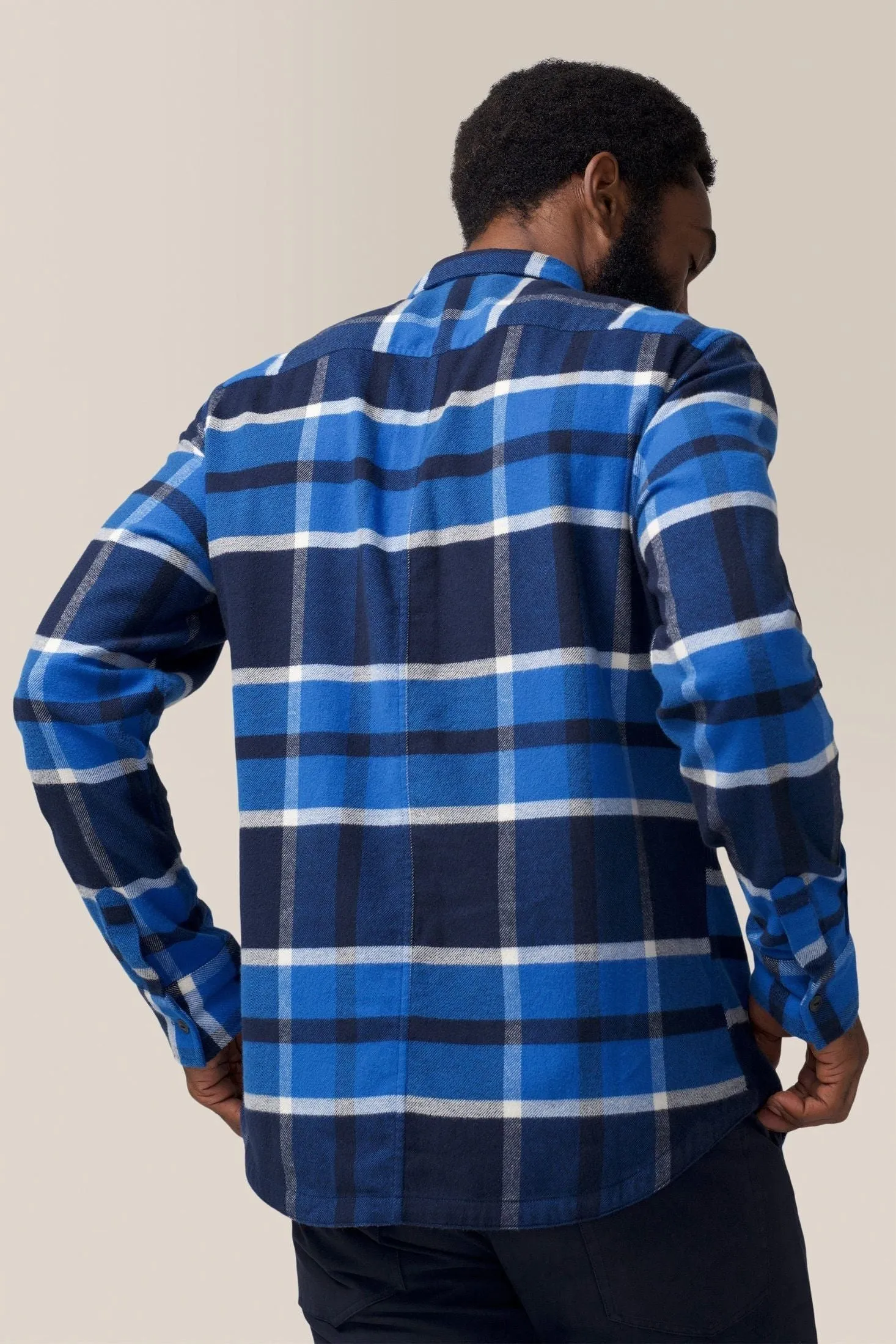 Stadium Shirt Jacket | Brushed Flannel