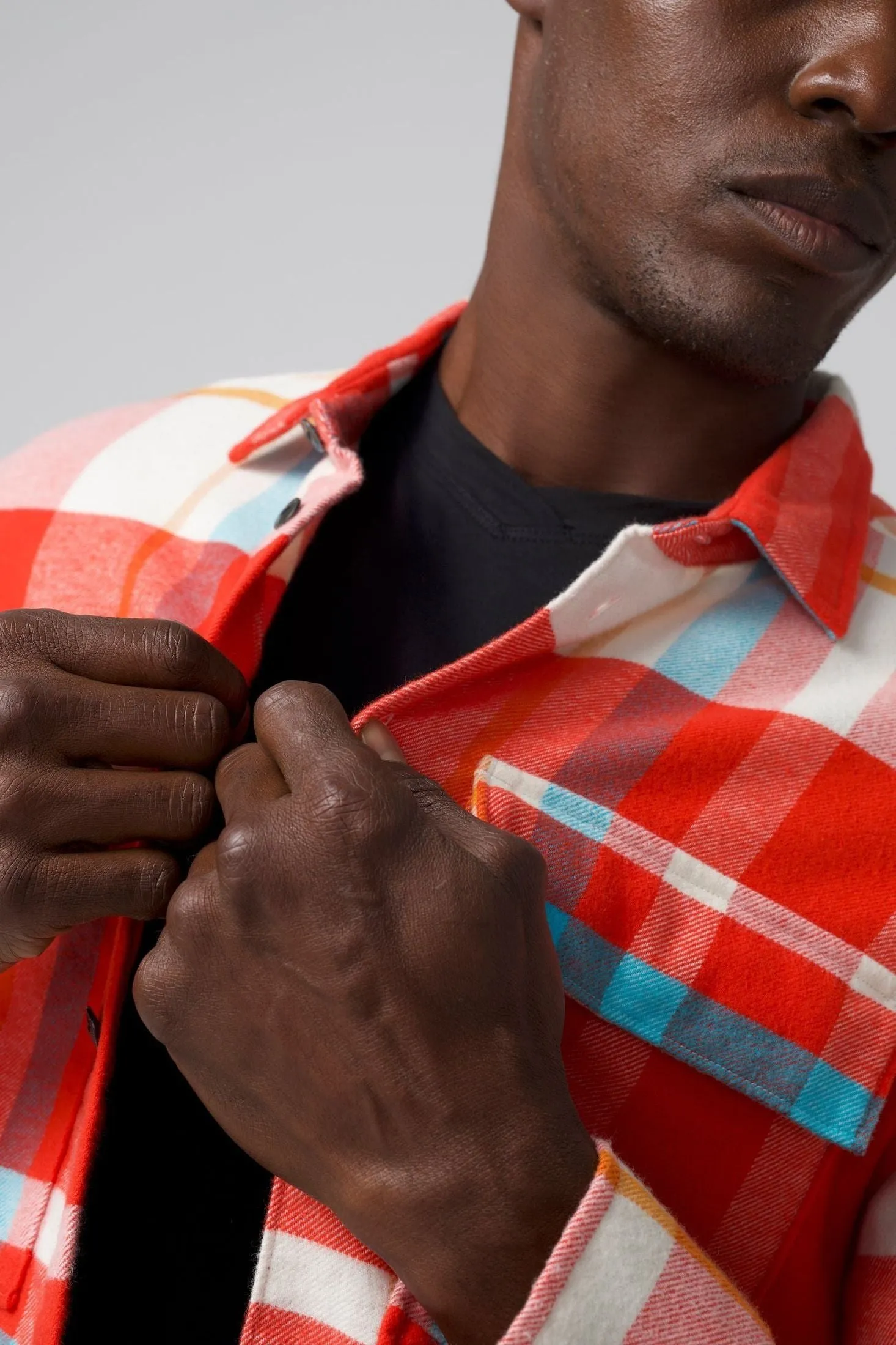 Stadium Shirt Jacket | Brushed Flannel