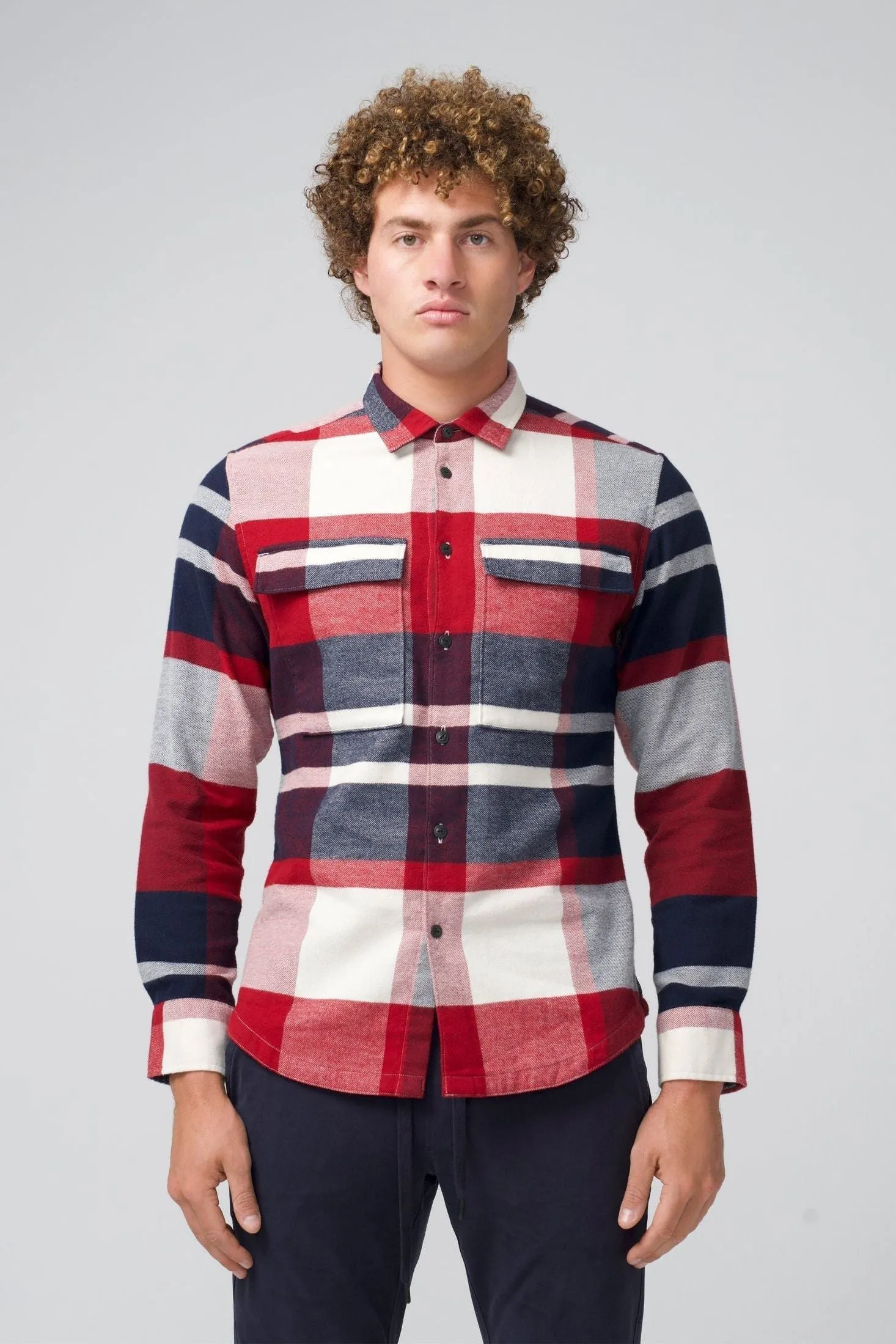 Stadium Shirt Jacket | Brushed Flannel