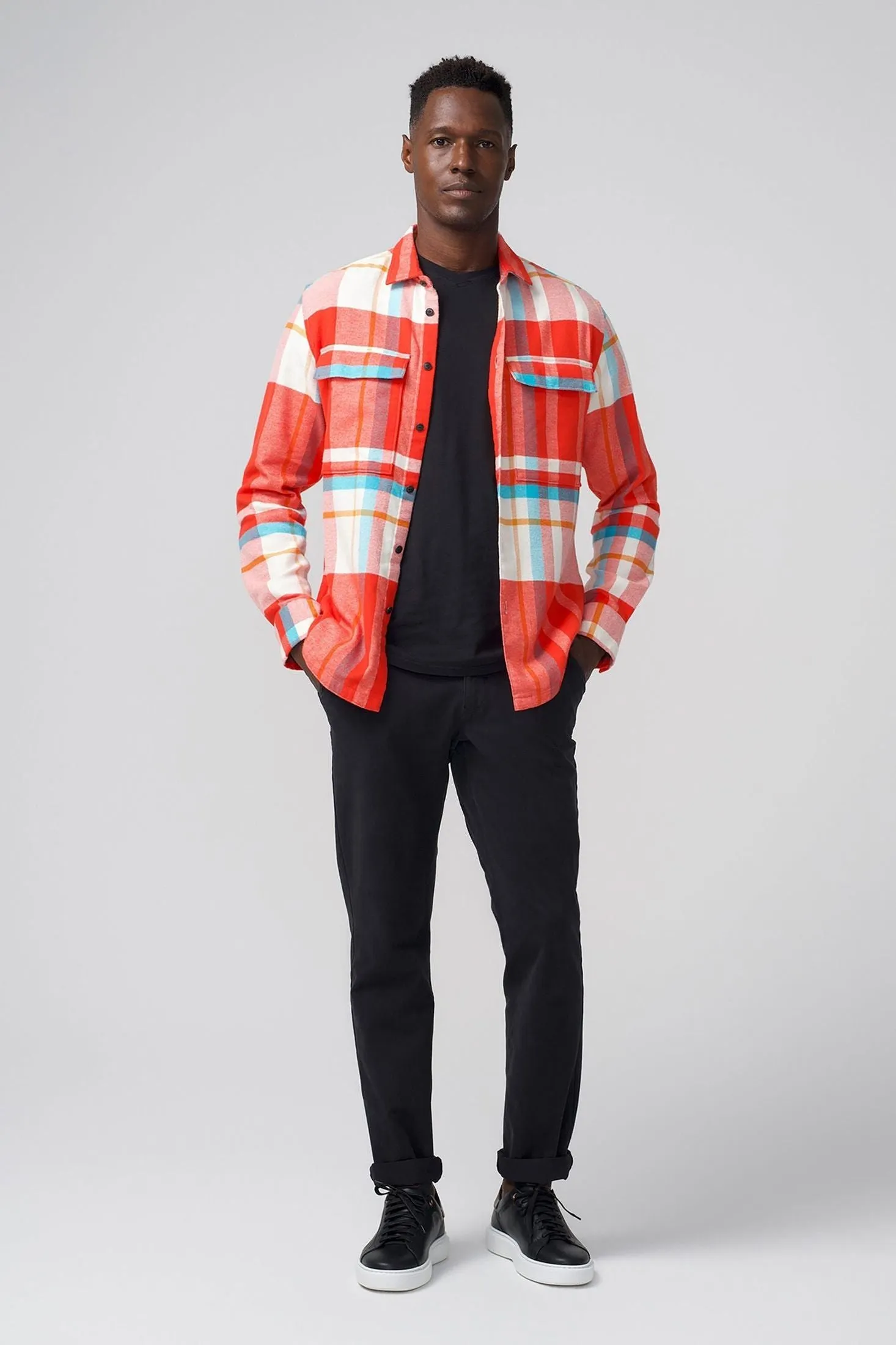 Stadium Shirt Jacket | Brushed Flannel