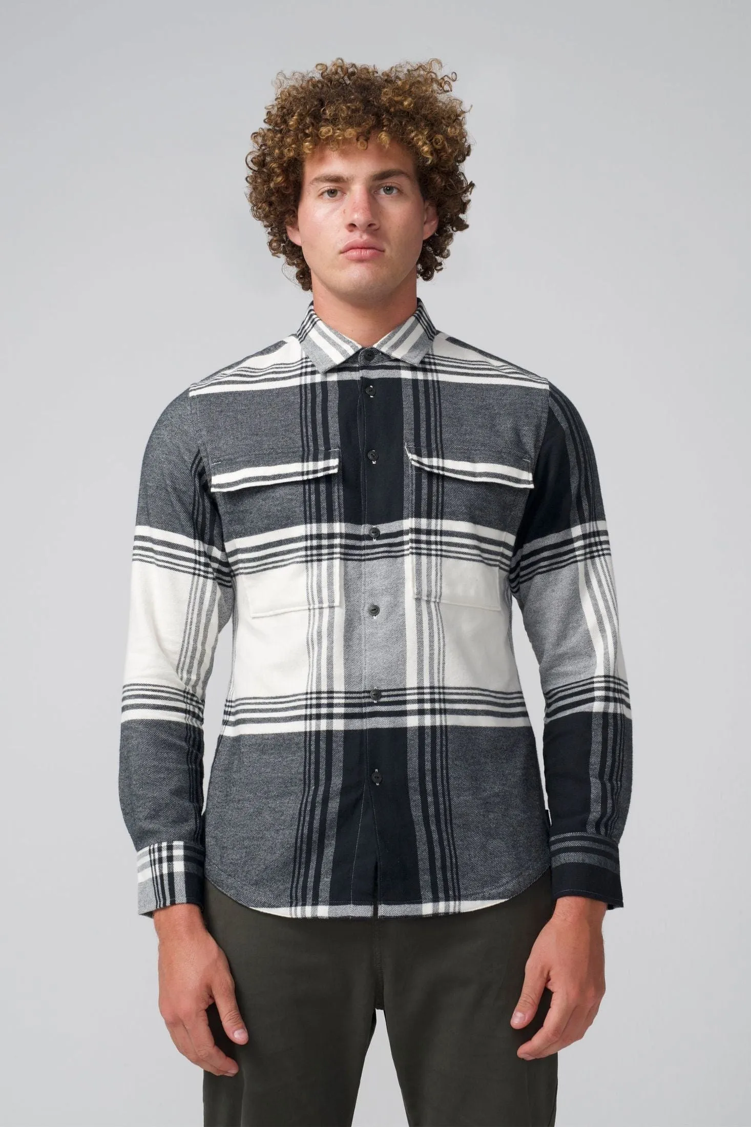 Stadium Shirt Jacket | Brushed Flannel