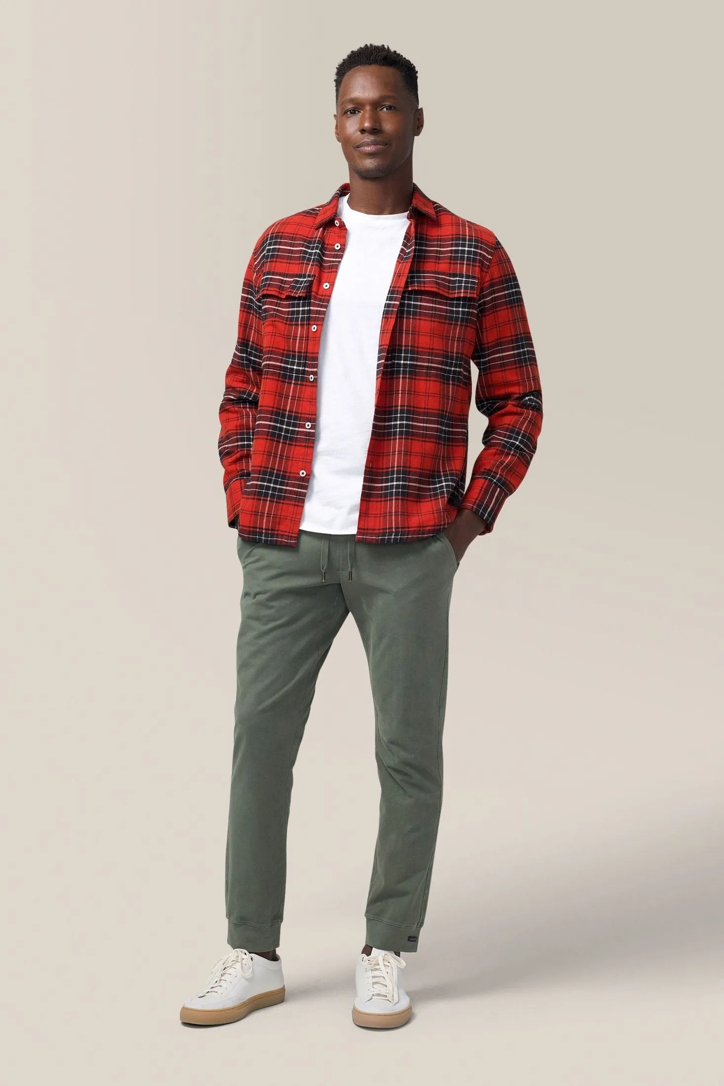 Stadium Shirt Jacket | Brushed Flannel