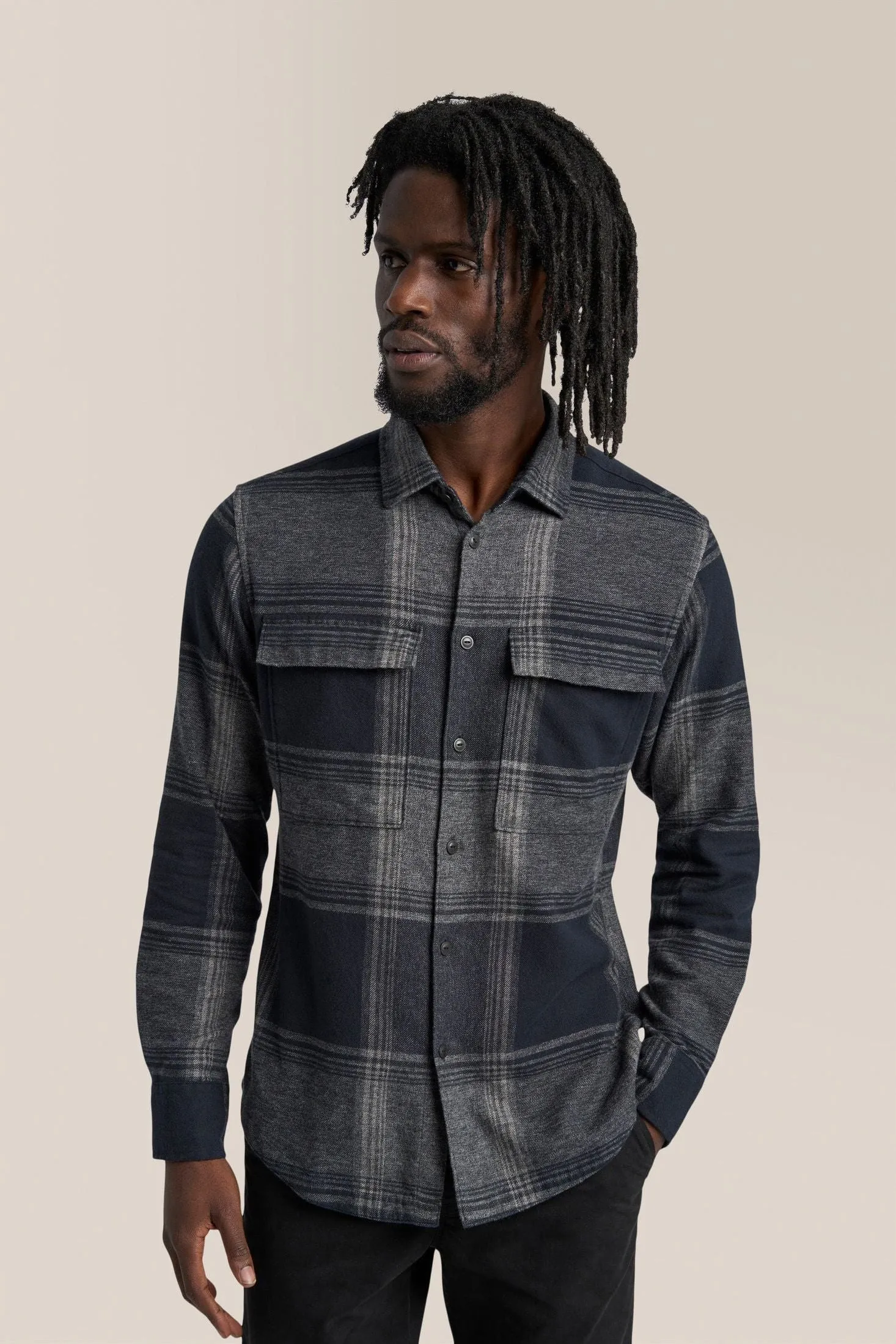 Stadium Shirt Jacket | Responsible Cotton Flannel