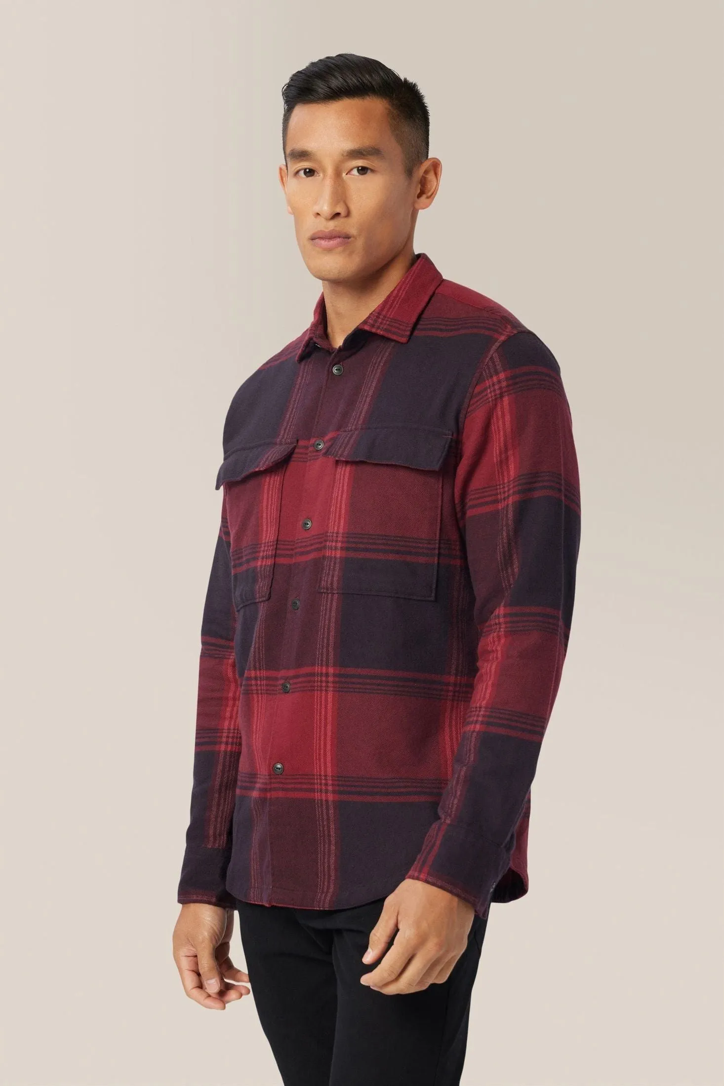 Stadium Shirt Jacket | Responsible Cotton Flannel