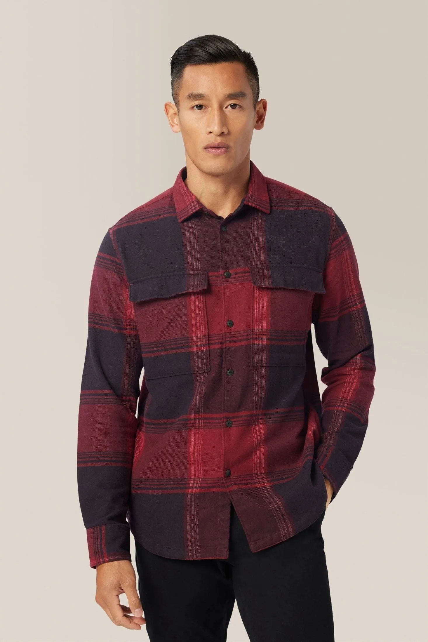 Stadium Shirt Jacket | Responsible Cotton Flannel