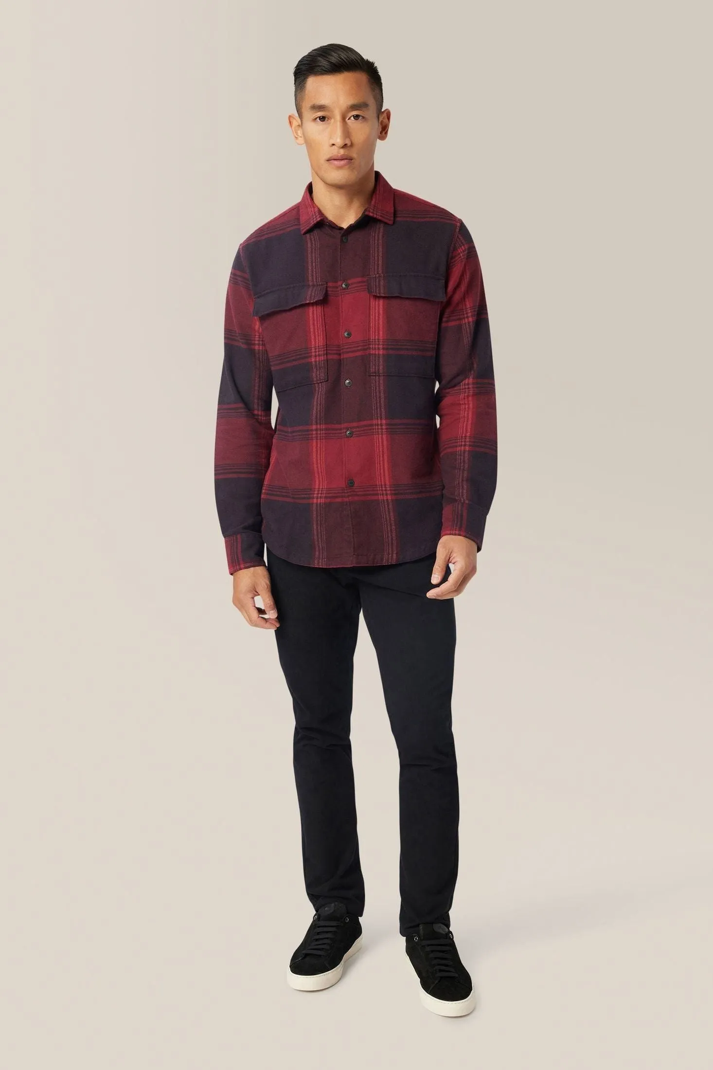 Stadium Shirt Jacket | Responsible Cotton Flannel