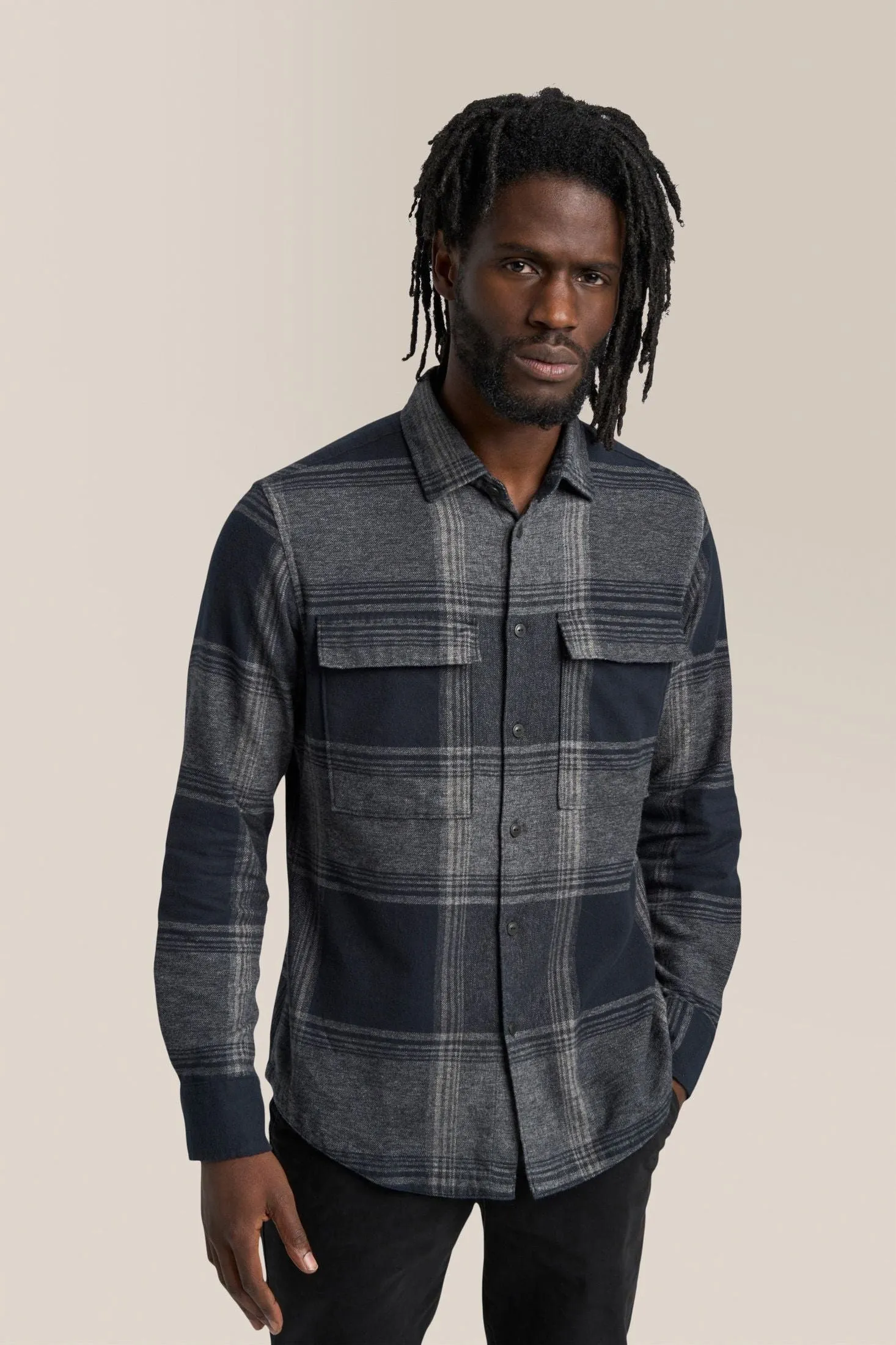 Stadium Shirt Jacket | Responsible Cotton Flannel