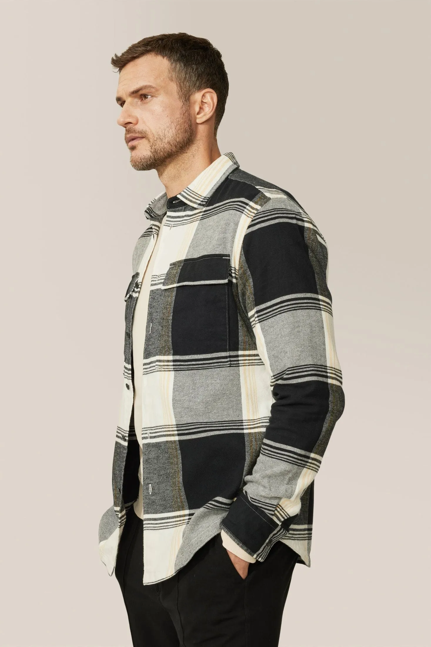 Stadium Shirt Jacket | Responsible Cotton Flannel