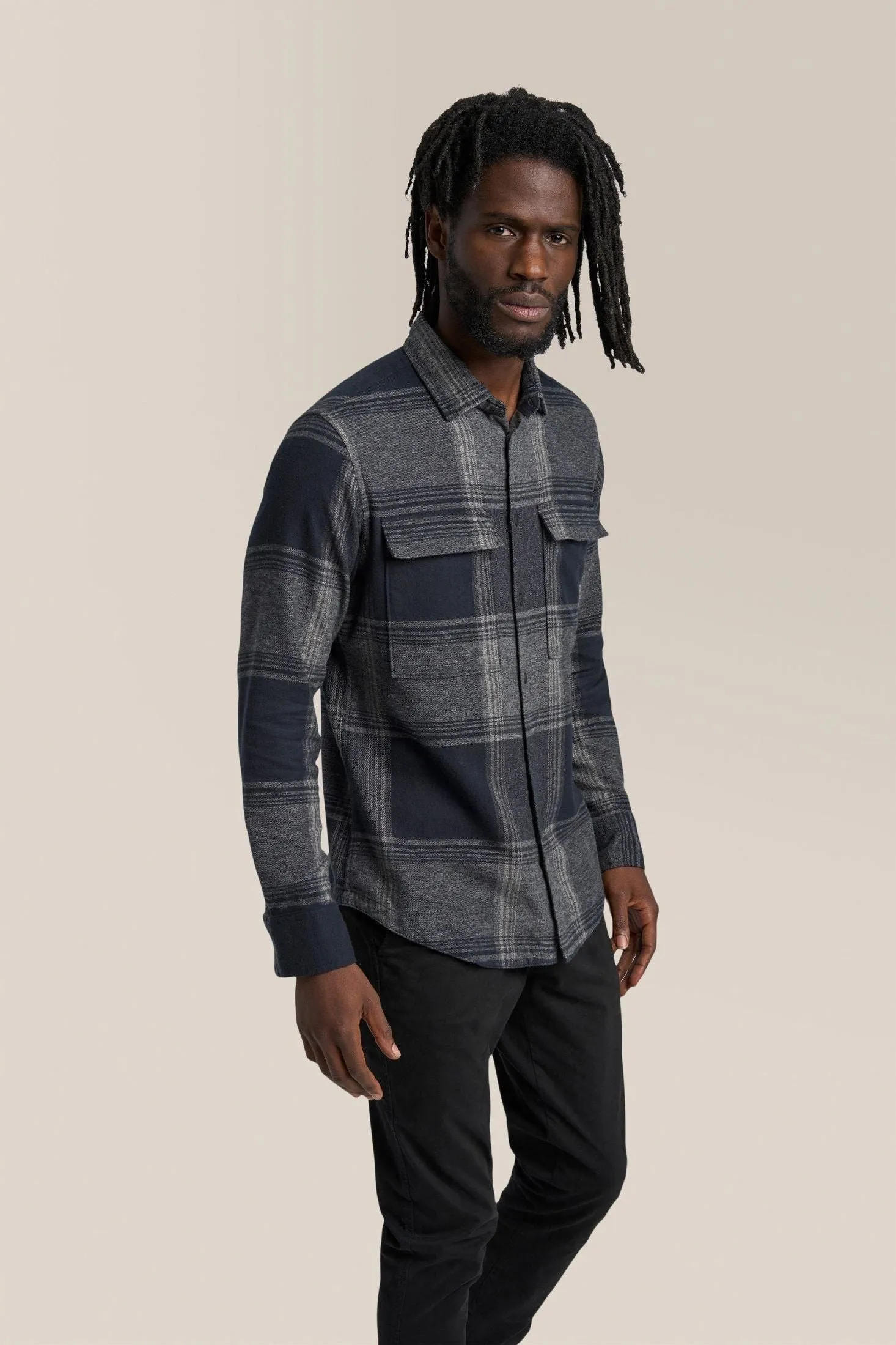 Stadium Shirt Jacket | Responsible Cotton Flannel