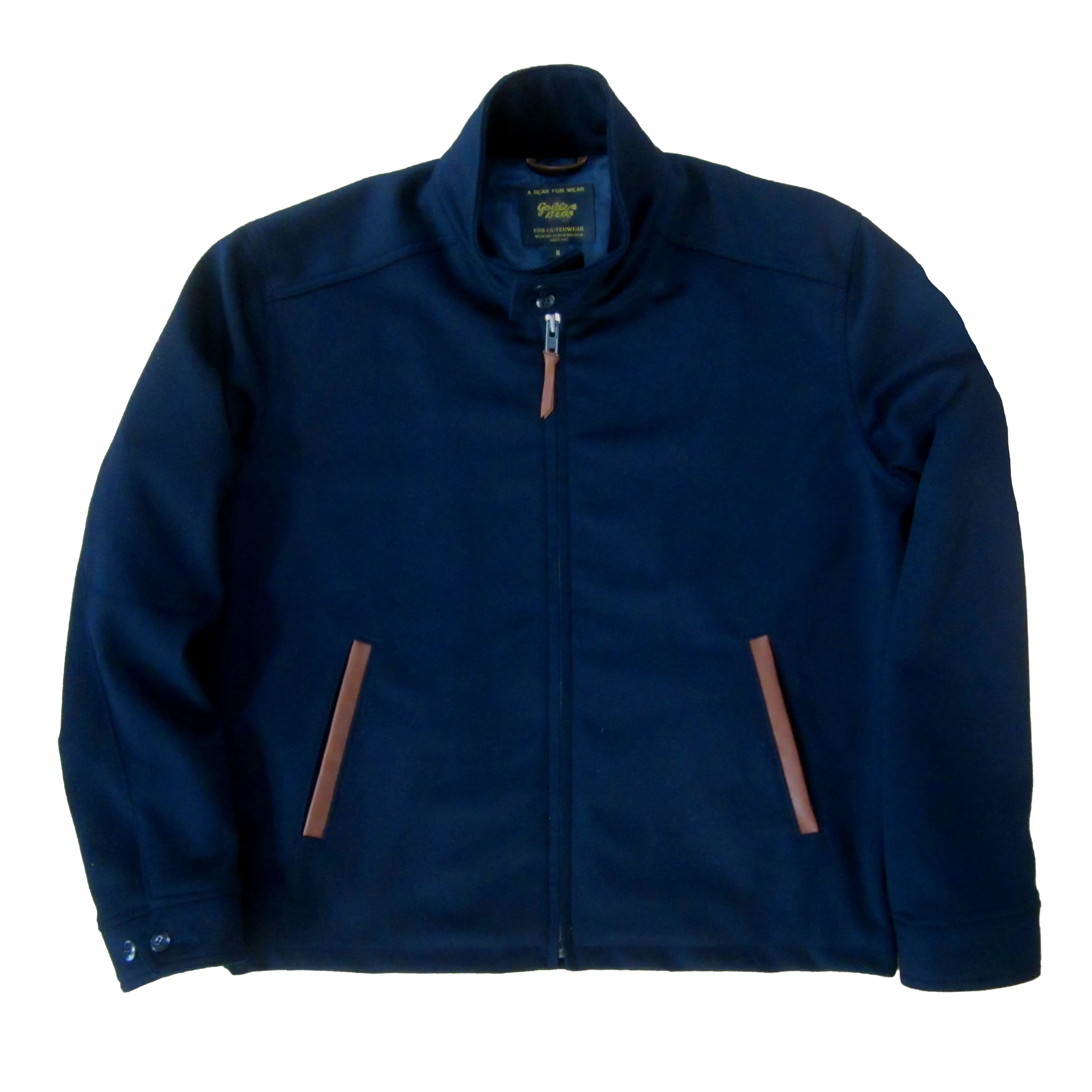 The Richmond Jacket - Lux Wool Funnel Neck Dressy Harrington