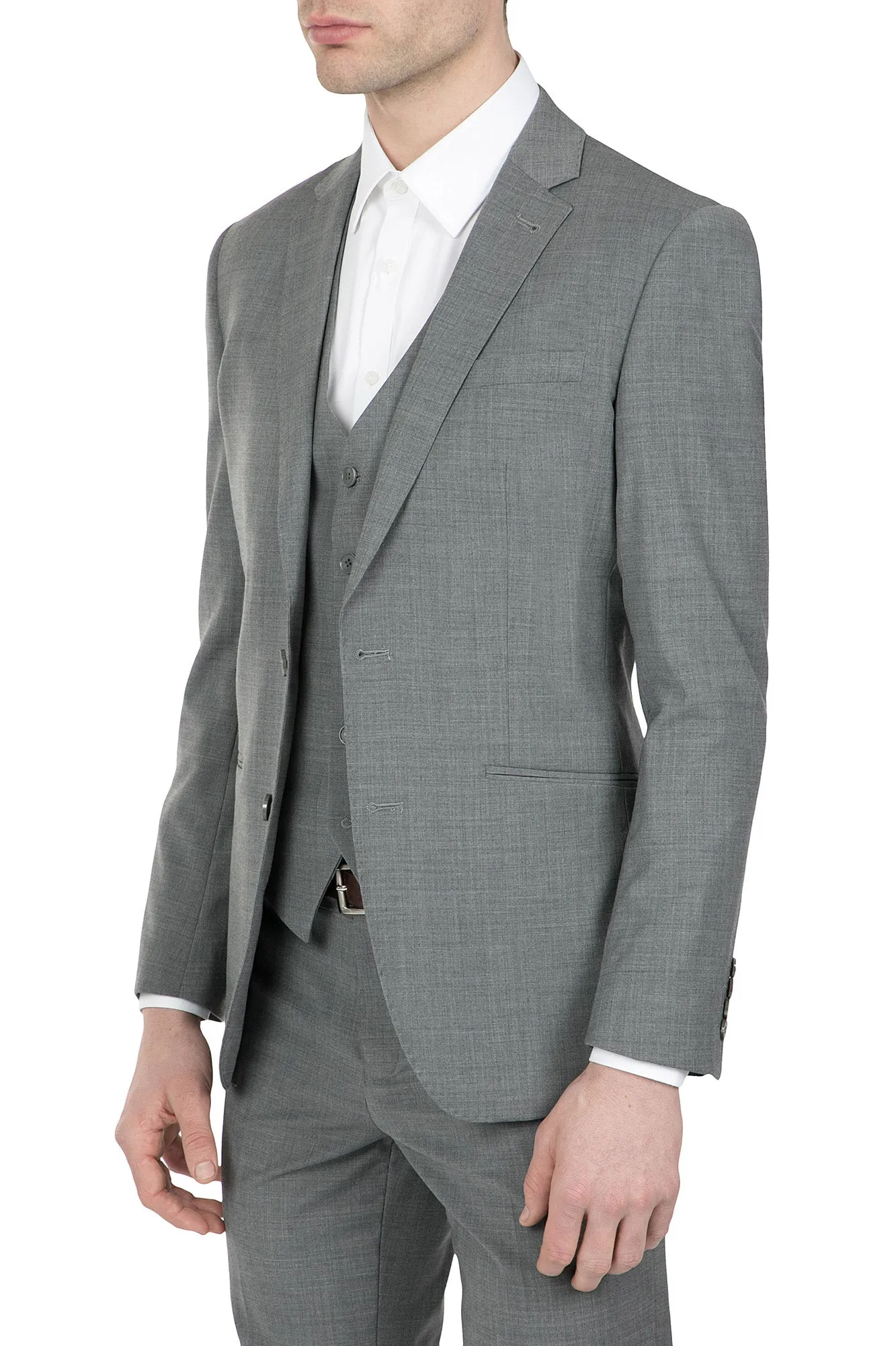 Uberstone Jack Silver Skinny Suit Set