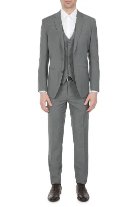 Uberstone Jack Silver Skinny Suit Set