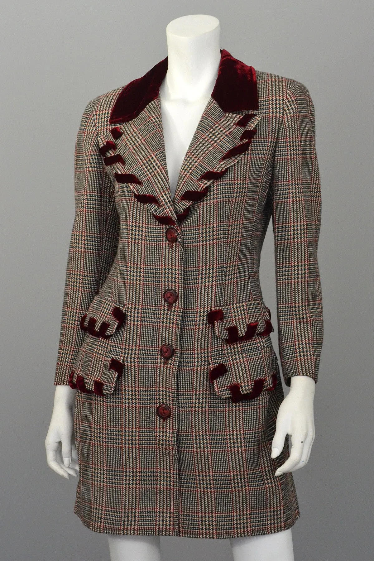 Valentino Tweed Riding Jacket