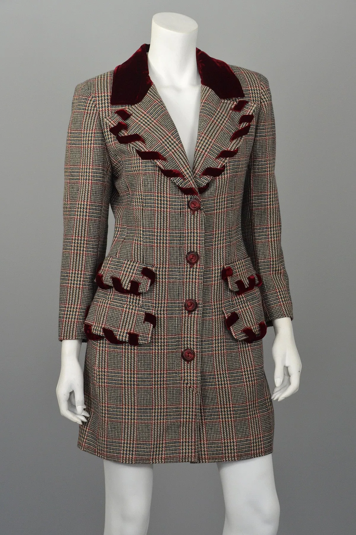 Valentino Tweed Riding Jacket