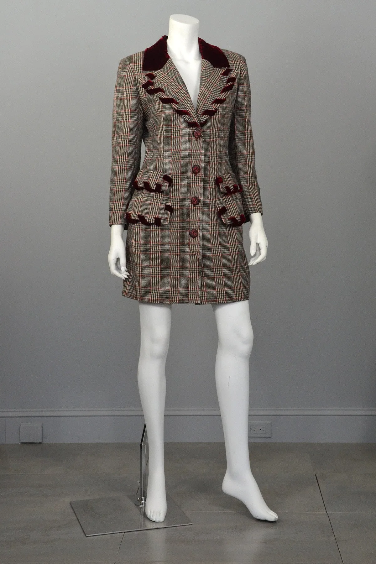 Valentino Tweed Riding Jacket