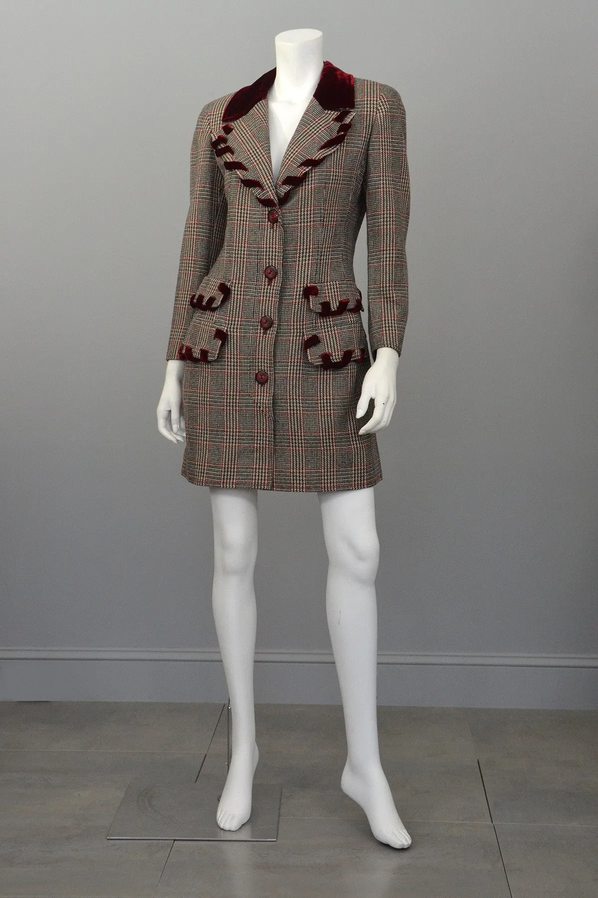 Valentino Tweed Riding Jacket