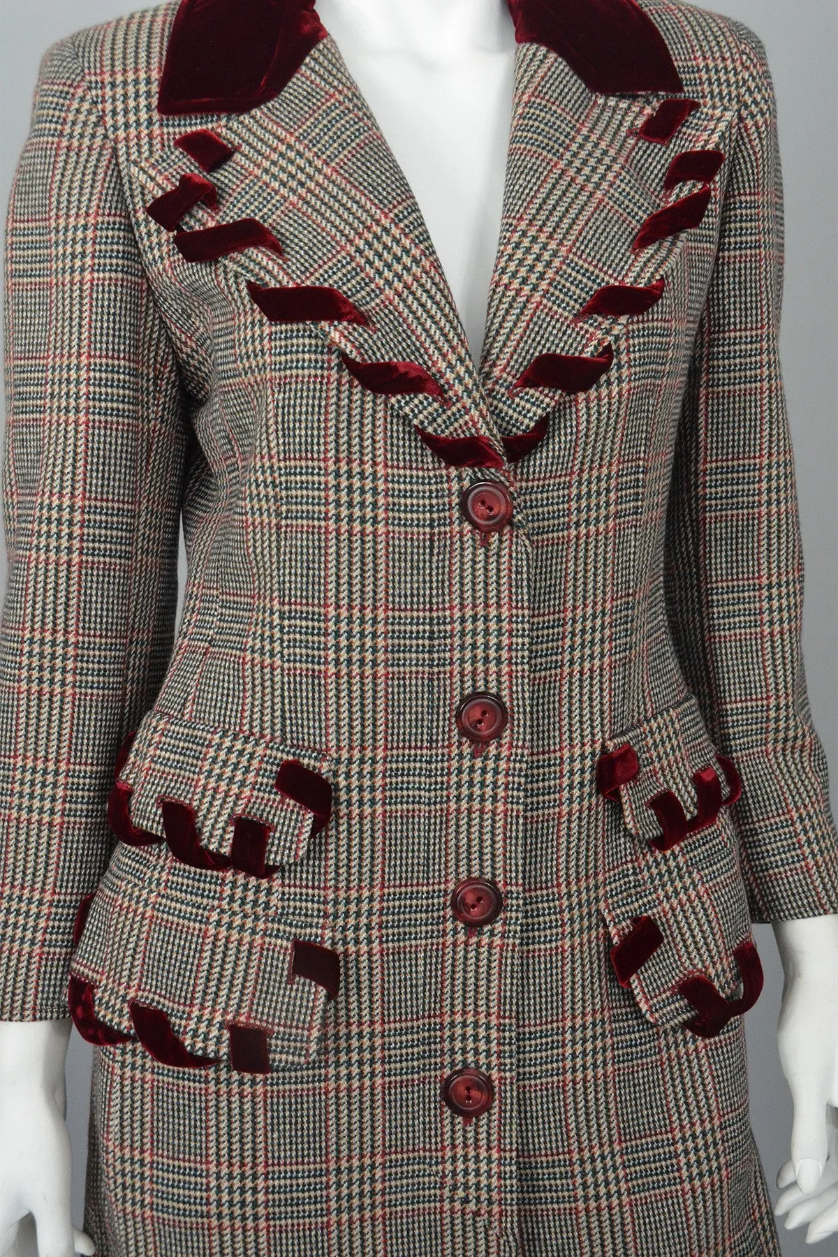 Valentino Tweed Riding Jacket