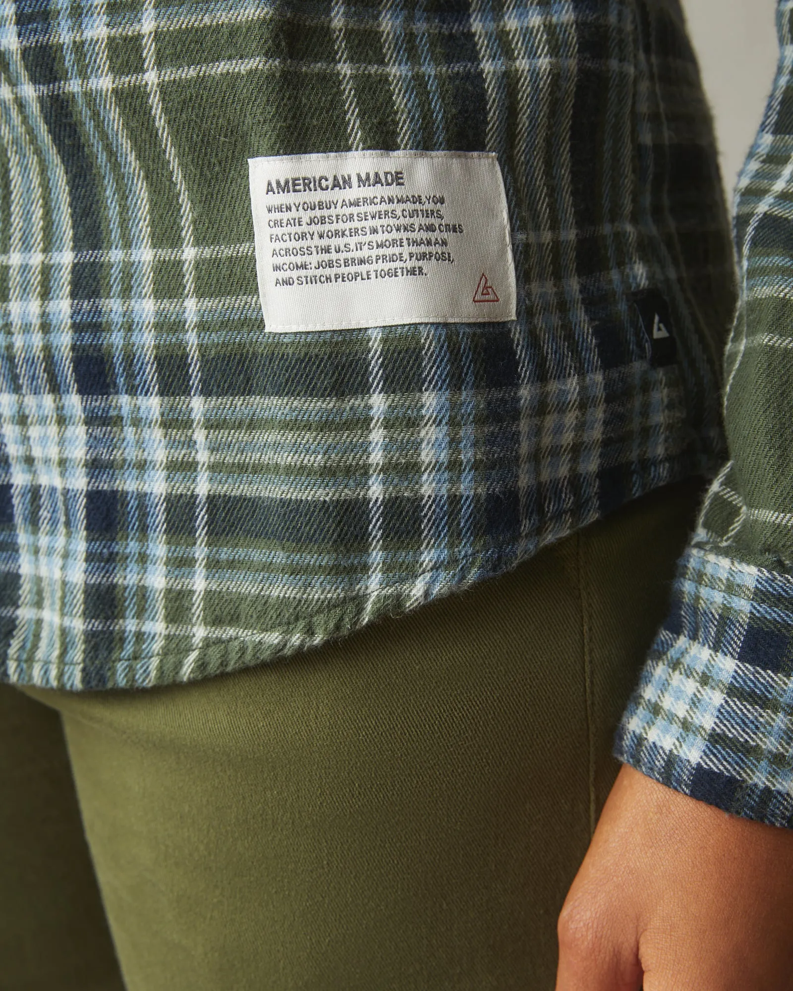 Vintage Flannel - Sage Plaid