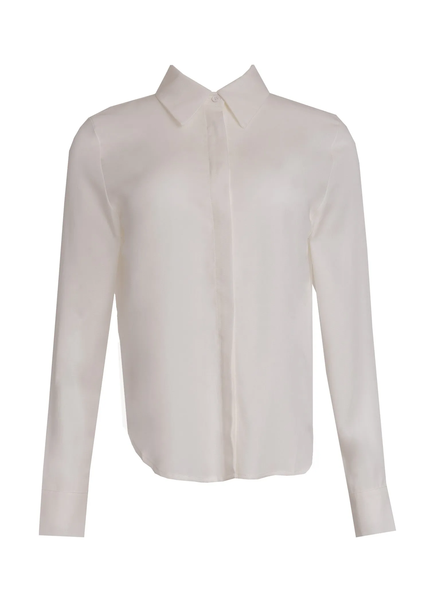 White Basic Blouse